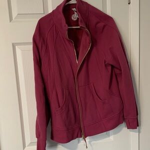 lululemon athletica Berry with Gold Zipper Scuba